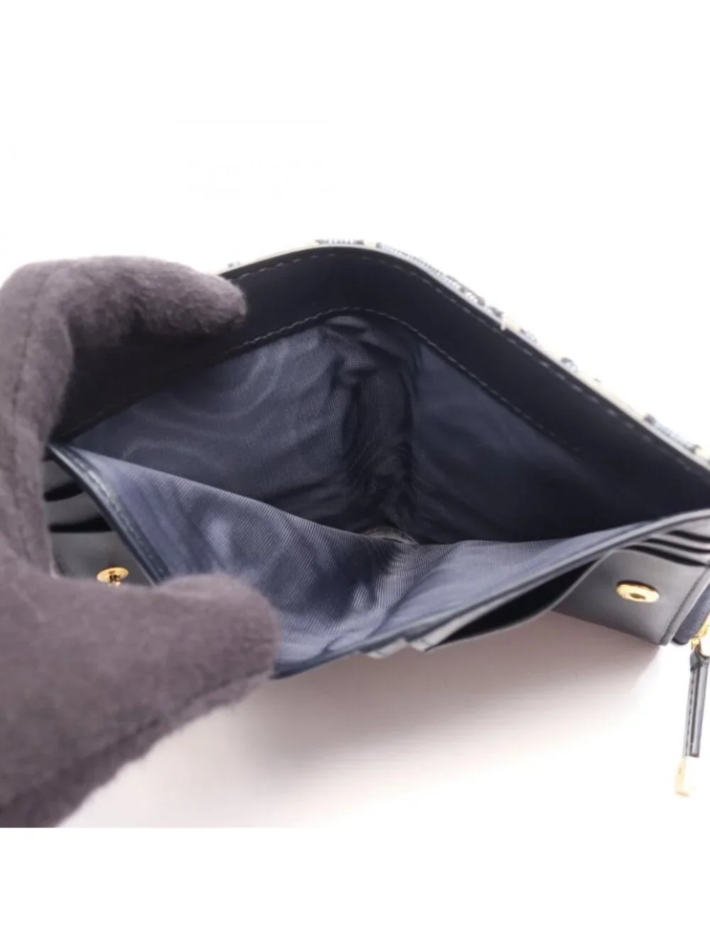 Dior Bifold Wallet 30 Montaigne Dahlia Oblique Ivory Leather 30